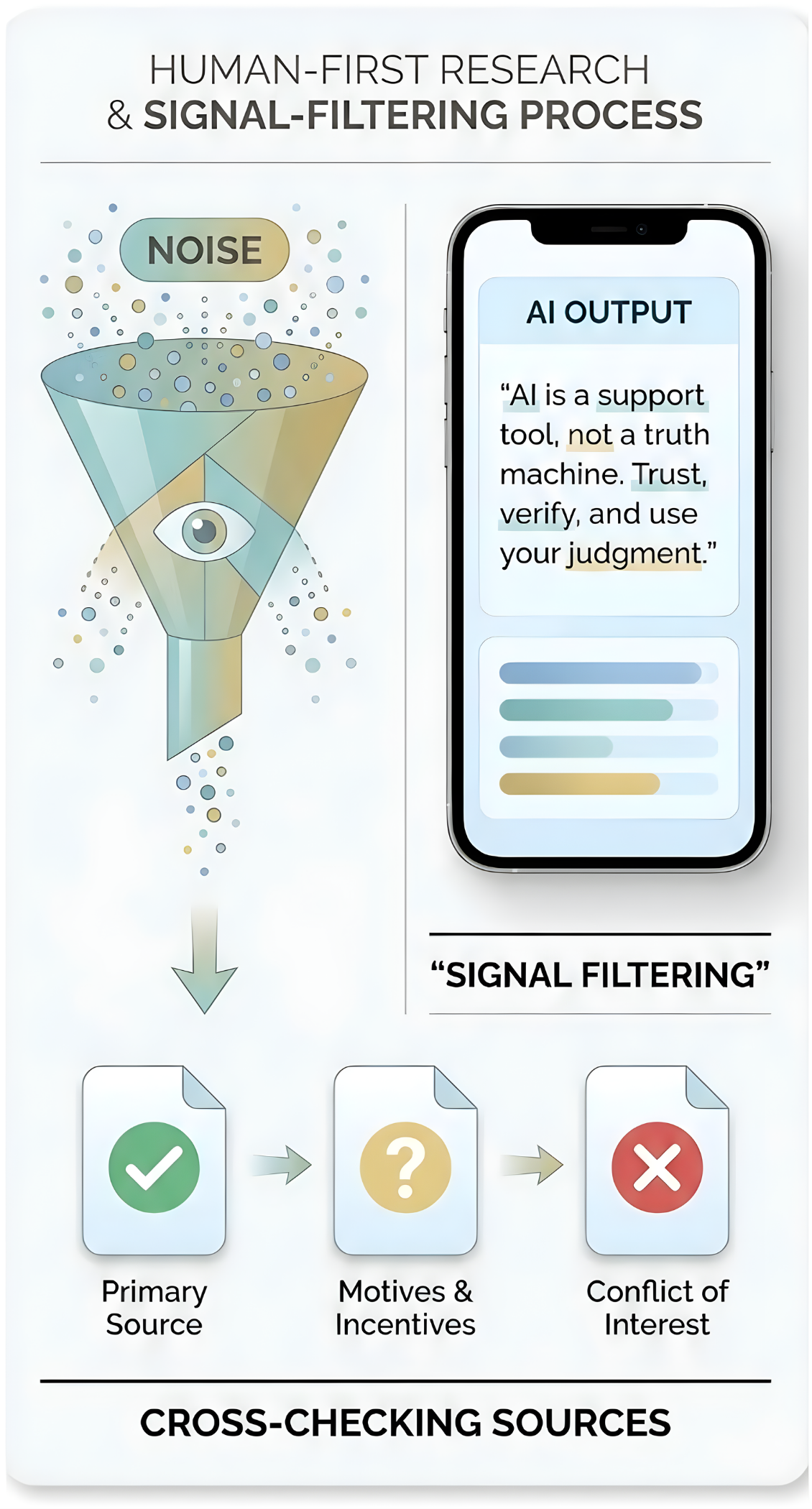 How I Research — visual example